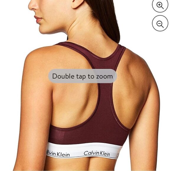 Small calvin klein fair isle unlined bralette nwt & hanger - Picture 2 of 5